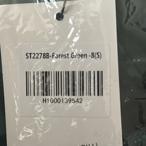 EXPRESSED PERMISSION DRESS FOREST GREEN - Picture 9 of 9